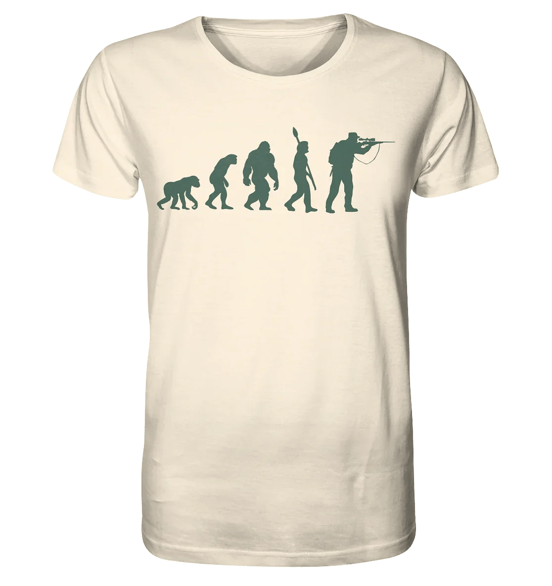 The Evolution of the Hunter - Organic Shirt - James Hunter - Nature and Beyond