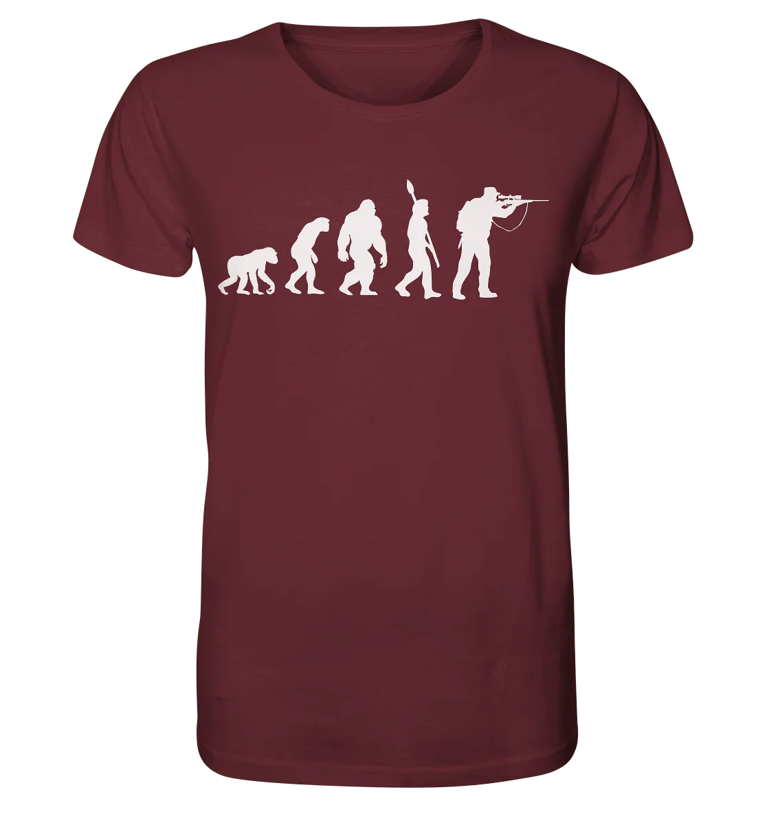 The Evolution of the Hunter - Organic Shirt - James Hunter - Nature and Beyond