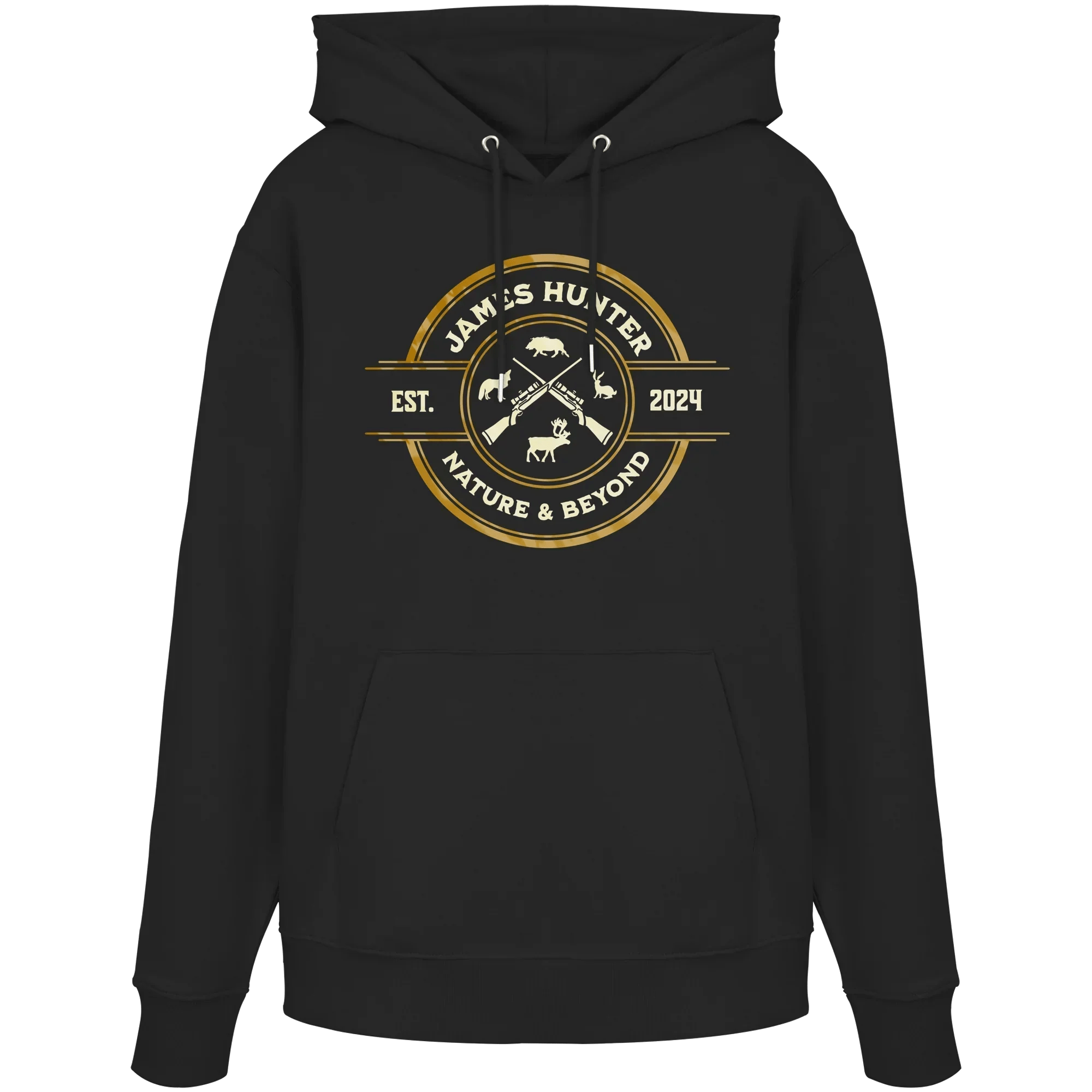 The Hunter’s Emblem – James Hunter Original - Organic Hoodie - James Hunter - Nature and Beyond