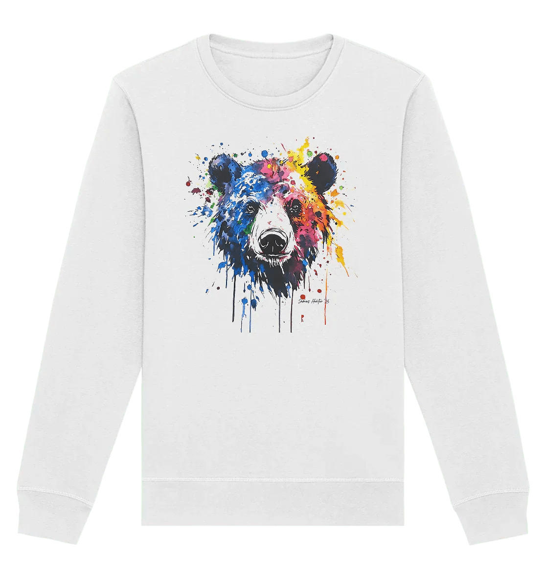 Unleash the Wild – In Full Color - Organic Basic Unisex Sweatshirt - James Hunter - Nature and Beyond