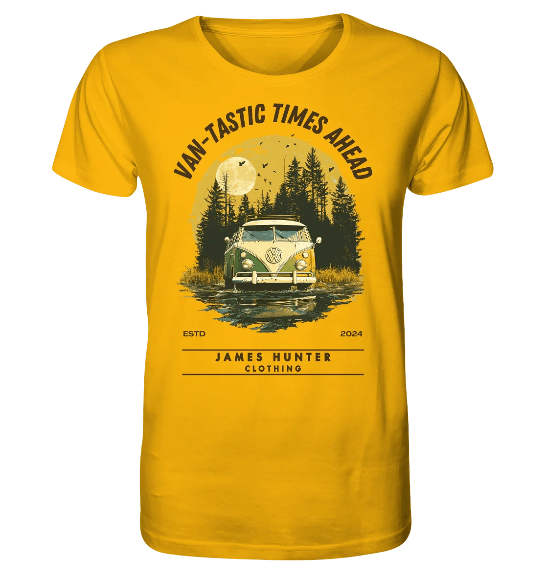 Van - Tastic Times Ahead - Organic Shirt - James Hunter - Nature and Beyond