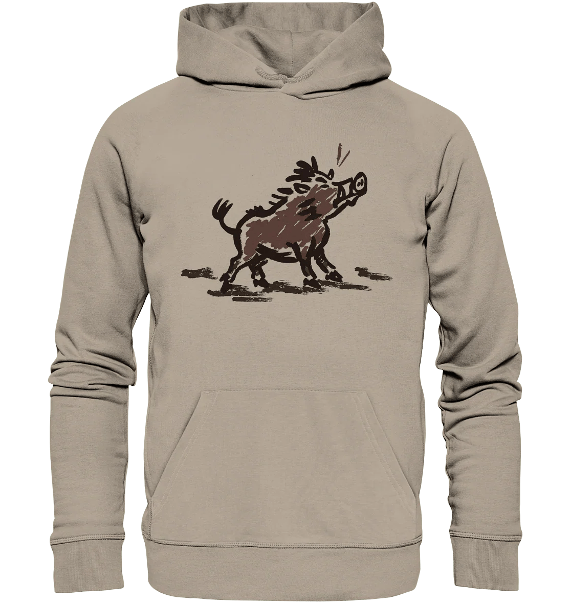 Wild Boar - Simple - Organic Hoodie - James Hunter - Nature and Beyond